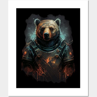 Grizzly bear Posters and Art